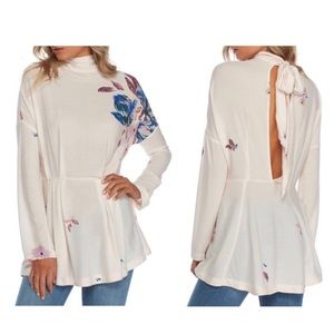 Free People Gemma Tunic, Ivory, Size S